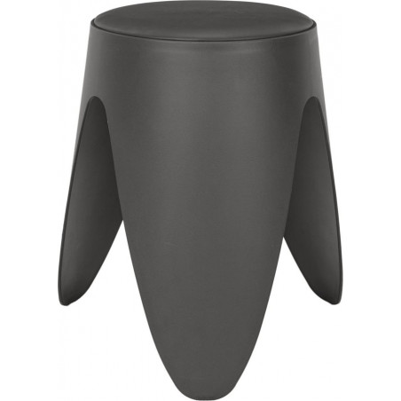Stołek z tworzywa Eve 46cm szary Intesi