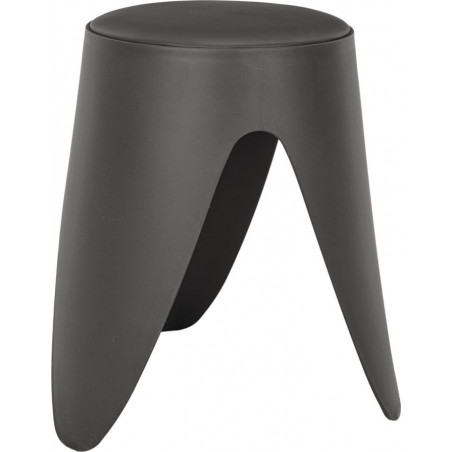 Stołek z tworzywa Eve 46cm szary Intesi