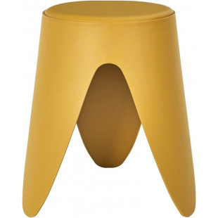Stołek z tworzywa Eve 46cm żółty Intesi