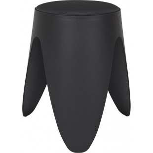 Stołek z tworzywa Eve 46cm czarny Intesi