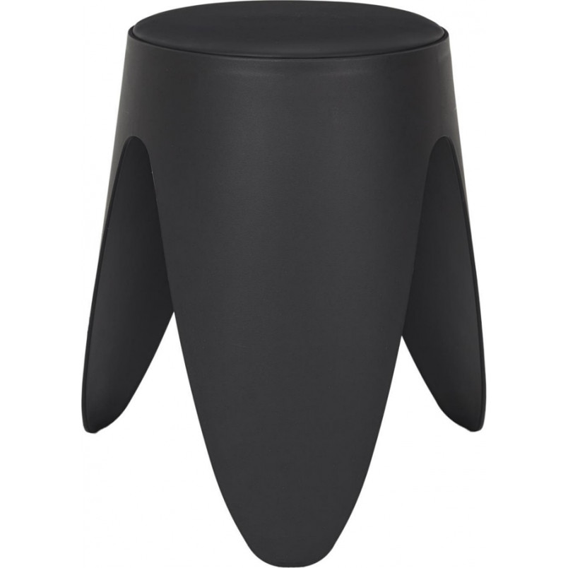 Stołek z tworzywa Eve 46cm czarny Intesi