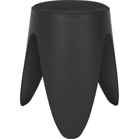 Stołek z tworzywa Eve 46cm czarny Intesi