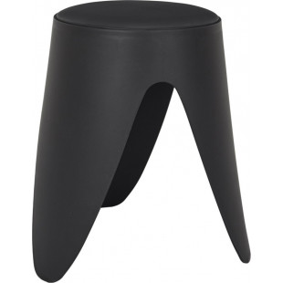 Stołek z tworzywa Eve 46cm czarny Intesi