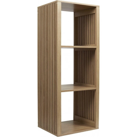 Regał stojący z lamelami Klaus 99x31cm naturalny Intesi