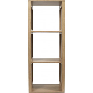 Regał stojący z lamelami Klaus 99x31cm naturalny Intesi