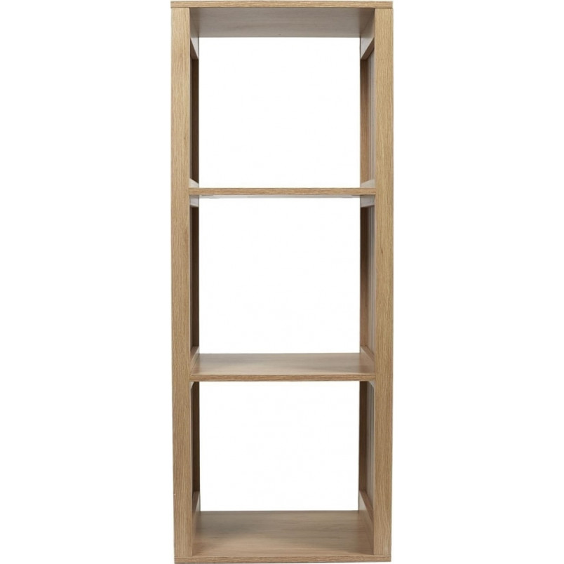 Regał stojący z lamelami Klaus 99x31cm naturalny Intesi