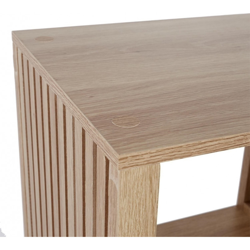 Regał stojący z lamelami Klaus 99x31cm naturalny Intesi