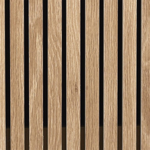Szafka nocna z szufladą i lamelami Klaus 55x40cm naturalna Intesi