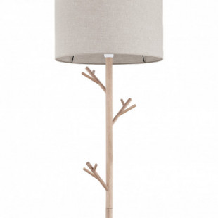Lampa podłogowa z abażurem Albero 170cm len / sosna TK Lighting