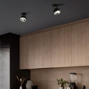 Reflektor sufitowy pojedynczy z żarówką Altea czarny TK Lighting