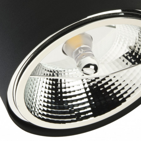 Reflektor sufitowy pojedynczy z żarówką Altea czarny TK Lighting