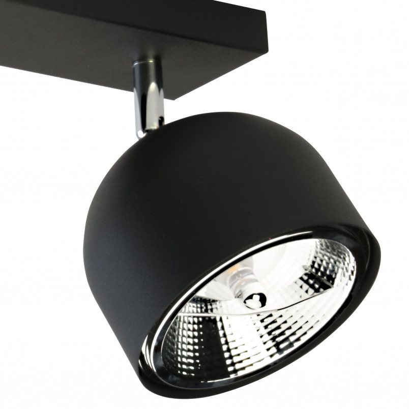 Reflektor sufitowy 2 punktowy z żarówkami Altea czarny TK Lighting