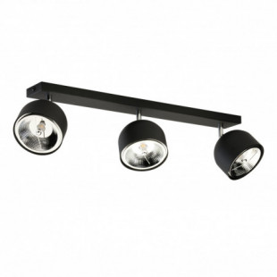 Reflektor sufitowy 3 punktowy z żarówkami Altea czarny TK Lighting