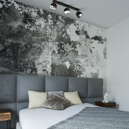Reflektor sufitowy 3 punktowy z żarówkami Altea czarny TK Lighting