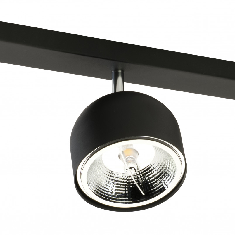 Reflektor sufitowy 3 punktowy z żarówkami Altea czarny TK Lighting