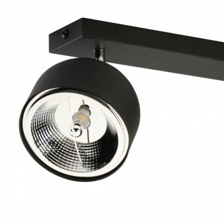 Reflektor sufitowy 3 punktowy z żarówkami Altea czarny TK Lighting