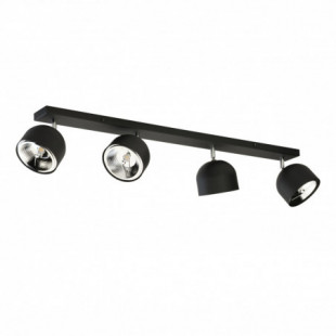 Reflektor sufitowy 4 punktowy z żarówkami Altea czarny TK Lighting