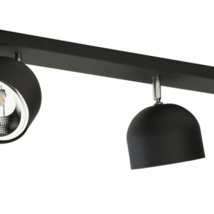 Reflektor sufitowy 4 punktowy z żarówkami Altea czarny TK Lighting
