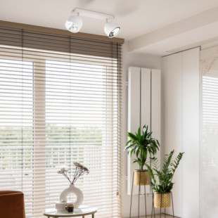 Reflektor sufitowy 2 punktowy z żarówkami Altea biały TK Lighting