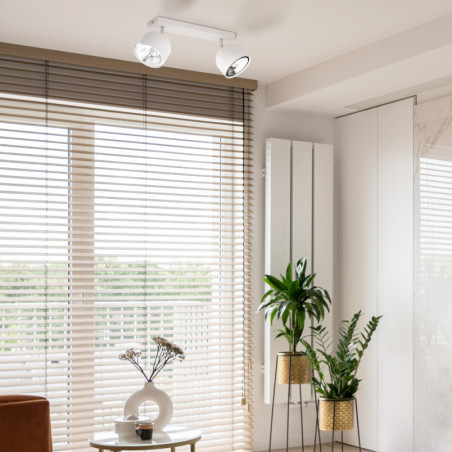 Reflektor sufitowy 2 punktowy z żarówkami Altea biały TK Lighting
