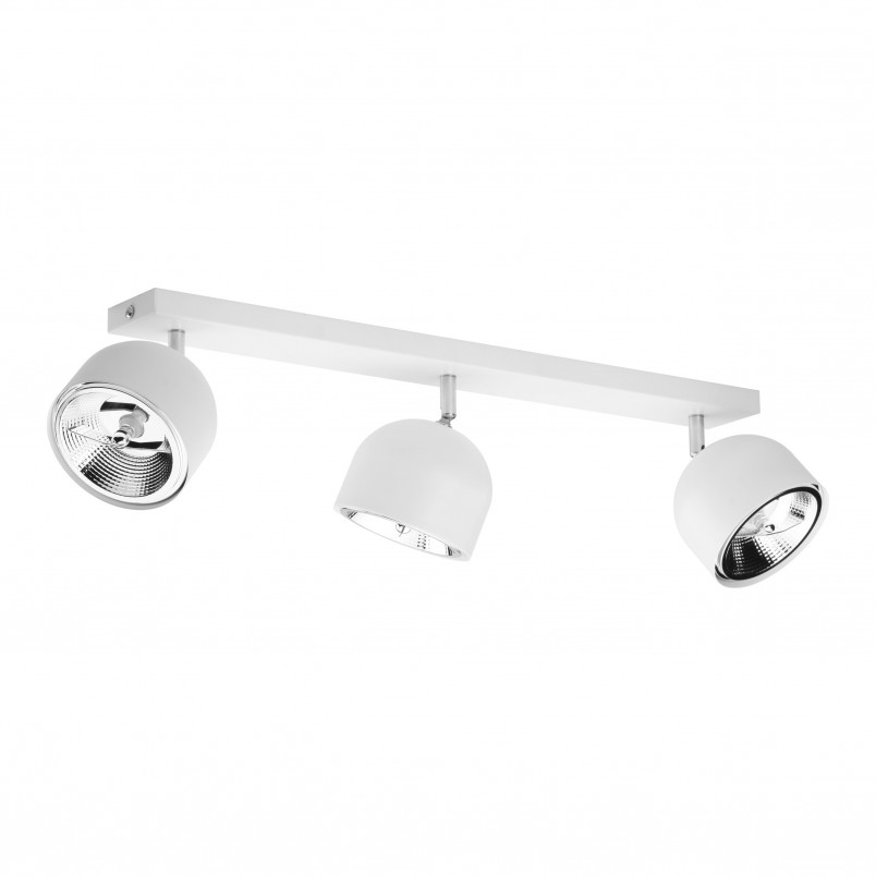 Reflektor sufitowy 3 punktowy z żarówkami Altea biały TK Lighting