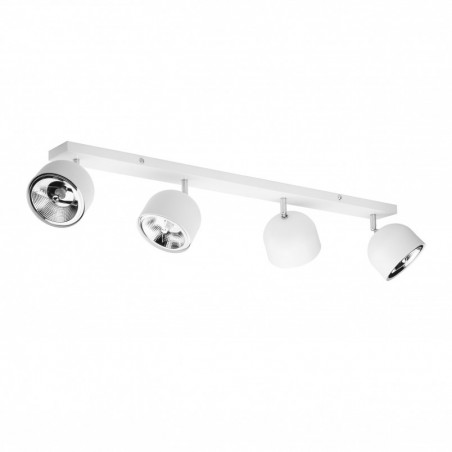 Reflektor sufitowy 4 punktowy z żarówkami Altea biały TK Lighting