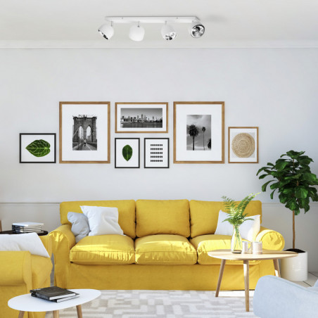 Reflektor sufitowy 4 punktowy z żarówkami Altea biały TK Lighting