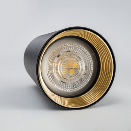Lampa spot tuba 5,5cm Amis czarna TK Lighting
