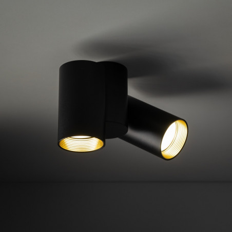 Reflektor sufitowy 2 punktowy Amis Downlight czarny TK Lighting