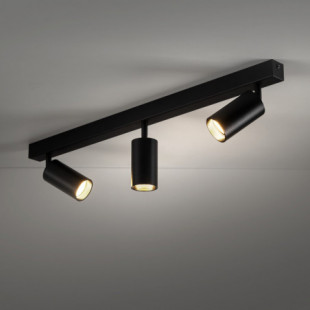 Reflektor sufitowy 3 punktowy Amis czarny TK Lighting