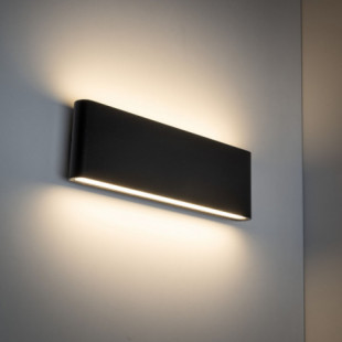 Kinkiet ogrodowy na elewację Arwena LED IP54 3000K 30cm czarny TK Lighting