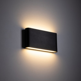 Kinkiet ogrodowy na elewację Arwena LED IP54 3000K 17,5cm czarny TK Lighting
