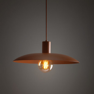 Lampa wisząca retro Astra Brick 41cm ceglana TK Lighting