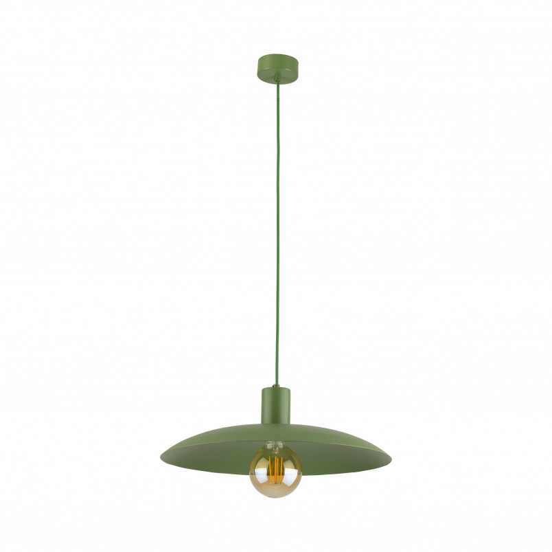 Lampa wisząca retro Astra Peapod 41cm zielona TK Lighting