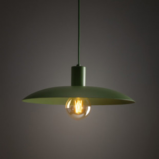 Lampa wisząca retro Astra Peapod 41cm zielona TK Lighting