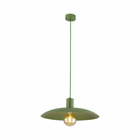 Lampa wisząca retro Astra Peapod 41cm zielona TK Lighting