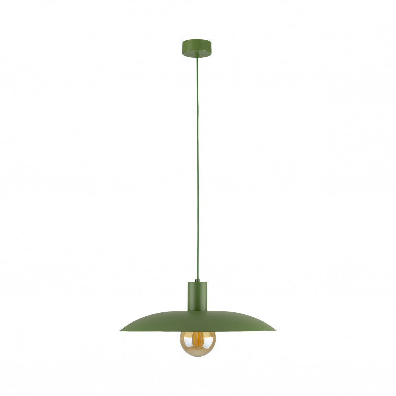Lampa wisząca retro Astra Peapod 41cm zielona TK Lighting