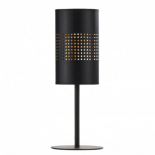 Lampa ażurowa na szafkę nocną Bogart czarno-złota TK Lighting