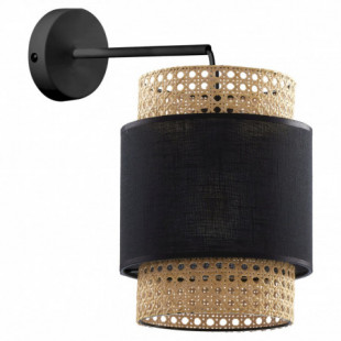 Kinkiet wiszący Boho New czarny / rattan TK Lighting