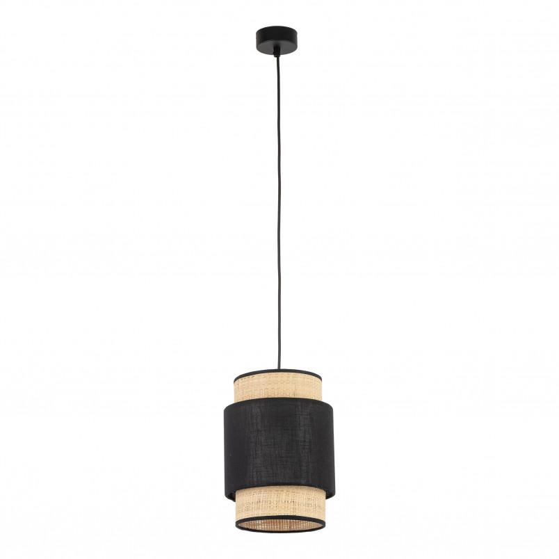 Lampa wisząca Boho New 20cm czarny / rattan TK Lighting