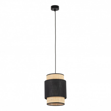 Lampa wisząca Boho New 20cm czarny / rattan TK Lighting