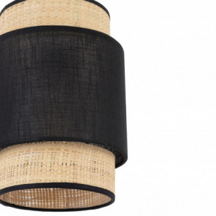 Lampa wisząca Boho New 20cm czarny / rattan TK Lighting