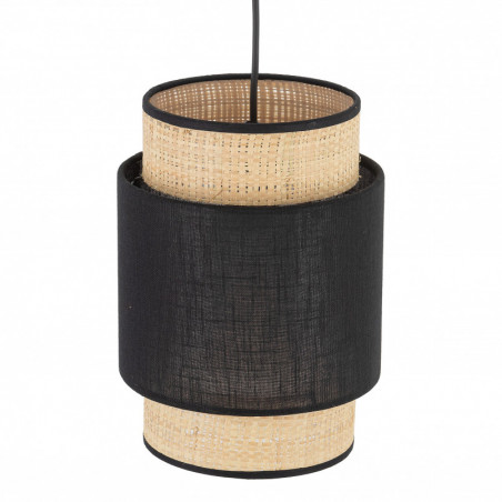 Lampa wisząca Boho New 20cm czarny / rattan TK Lighting