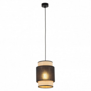 Lampa wisząca Boho New 20cm czarny / rattan TK Lighting