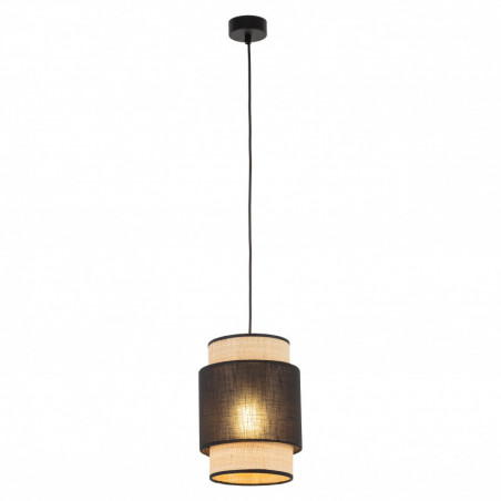 Lampa wisząca Boho New 20cm czarny / rattan TK Lighting