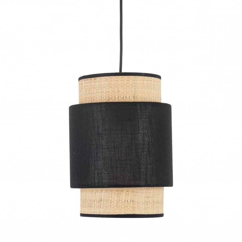 Lampa wisząca Boho New 20cm czarny / rattan TK Lighting