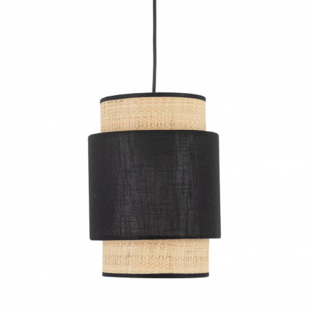 Lampa wisząca Boho New 20cm czarny / rattan TK Lighting