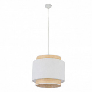 Lampa wisząca Boho New 38cm biały / rattan TK Lighting