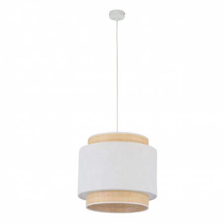 Lampa wisząca Boho New 38cm biały / rattan TK Lighting