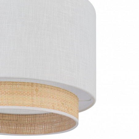 Lampa wisząca Boho New 38cm biały / rattan TK Lighting
